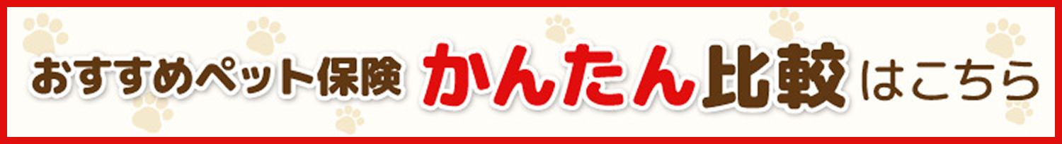 おすすめペット保険 簡単比較はこちら